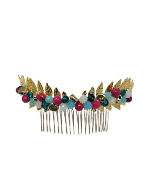 Hair Combs with Glass Stones